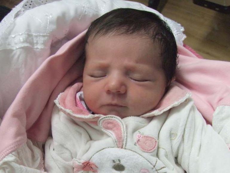 Ana Júlia é o primeiro bebê nascido na Santa Casa neste ano