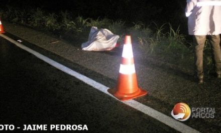 Idoso morre atropelado por carreta na BR-354