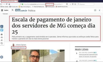 ‘Notícia’ sobre escala de janeiro de servidores de MG é falsa