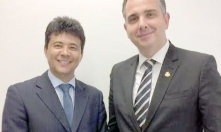 Prefeito se encontra com senador Rodrigo Pacheco