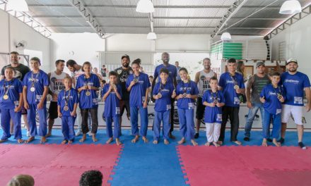 Primeira seletiva interna de jiu-jitsu é realizada pelo Tatame do Bem