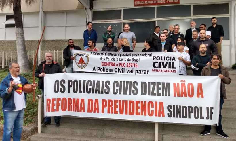 Sindicato dos policiais civis anuncia paralisação em Minas Gerais