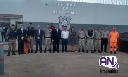 Secretário Estadual de Segurança visita o Presídio de Arcos