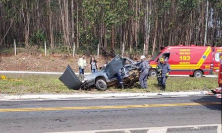 Três pessoas ficam feridas em colisão registrada na MG-050