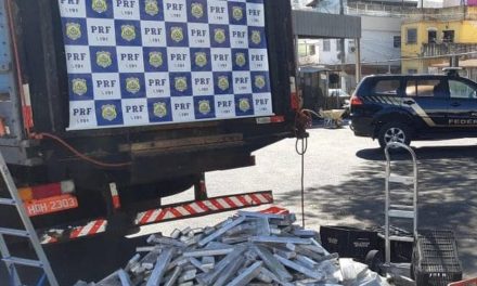 PRF apreende mais de 1,2 tonelada de maconha em rodovia de Juiz de Fora