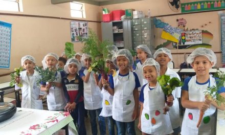 Escola Benedita realiza o projeto ‘Alimentação Saudável e Sustentável’