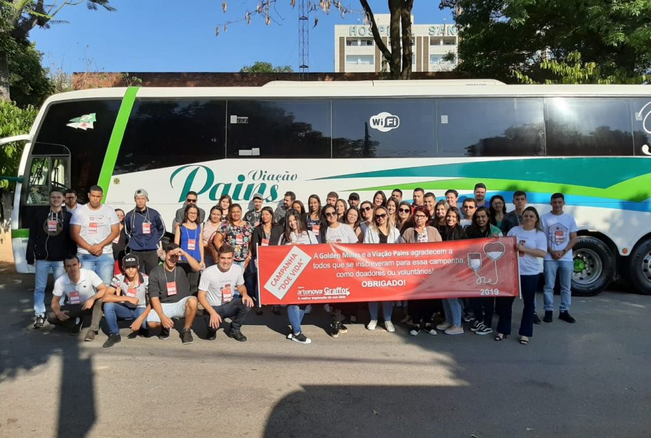 Campanha “Doe vida” leva 45 voluntários para doarem sangue em Divinópolis