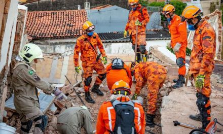 Sobem para seis os mortos do desabamento de prédio em Fortaleza