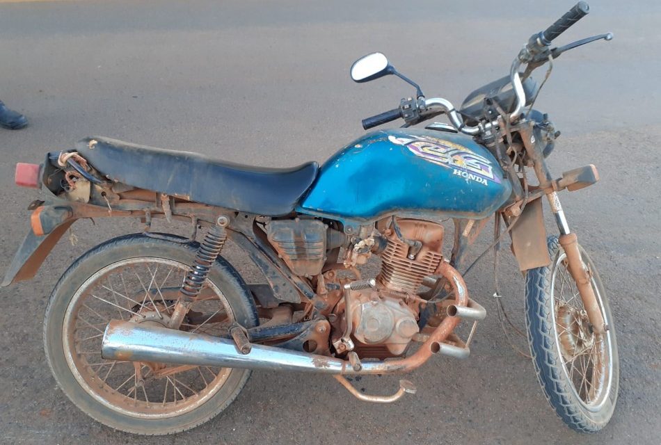 Motocicleta adulterada é apreendida durante blitz na região do Balneário Furnastur
