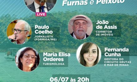 “Lago de Furnas e o uso múltiplo das águas” será tema de live  nesta segunda