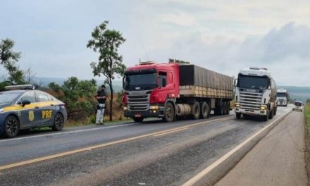 Caminhoneiro é baleado após sofrer tentativa de assalto na BR-365