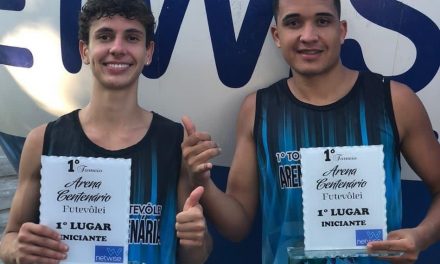 Dupla de Formiga vence competição de futevôlei em Lagoa da Prata