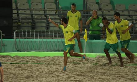 Brasil e México encerram 1ª fase do Mundial de Futebol de Areia Raiz