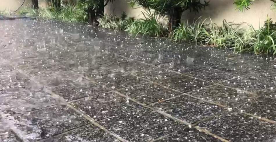 BH tem chuva de granizo pelo segundo dia consecutivo; Defesa Civil emite alerta