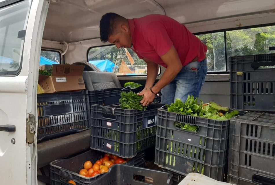 Projeto Feira Solidária doa mais de 100 kg de alimentos ao BMA