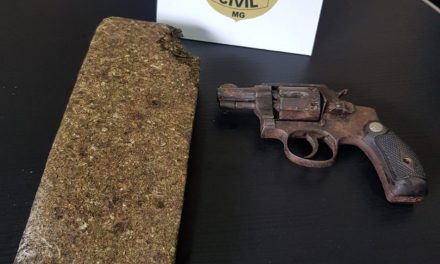 Polícia Civil apreende 1kg de maconha e 1 arma de fogo no bairro Rosa Mística