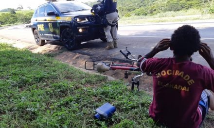 Adolescente de Uberaba é encontrado em rodovia de GO após sair de bicicleta para encontrar garota no Maranhão