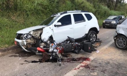 Idoso perde parte da perna após bater em carro e ser arrastado de moto na BR-040