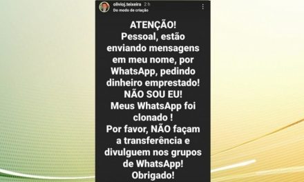 Prefeito de Bambuí participa de pesquisa falsa e tem o WhatsApp clonado