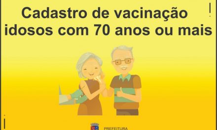 Formiga: Idosos com 70 anos ou mais que ainda não agendaram vacinação devem fazer cadastro