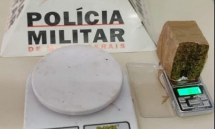 Polícia apreende drogas em Pains e prende jovem por tráfico