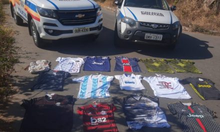 Três adolescentes são apreendidos e uma mulher presa após furto de camisas