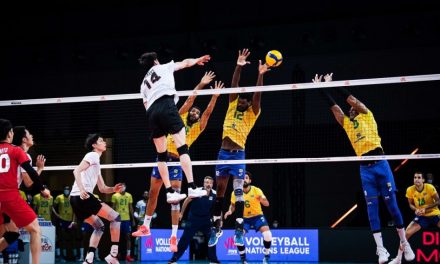 Seleção masculina de vôlei se recupera e bate Japão na Liga das Nações