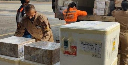 Centro-Oeste recebe mais de 44 mil doses da vacina contra a Covid