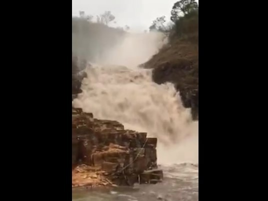 Cabeça d’água é registrada na Lagoa Azul em Capitólio