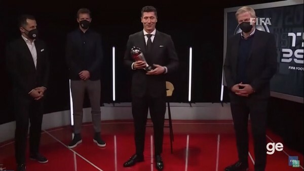 The Best: Lewandowski é eleito o melhor jogador do mundo pela Fifa