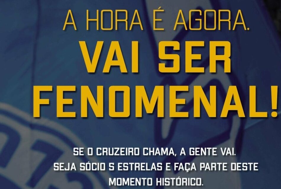 Cruzeiro dobra número de sócios e aporta mais R$ 5 milhões no departamento de futebol