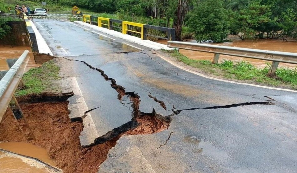 Tapiraí decreta estado de calamidade pública após fortes chuvas