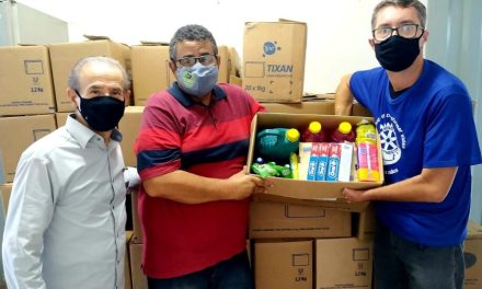 BMA recebe doação de cestas com produtos de higiene