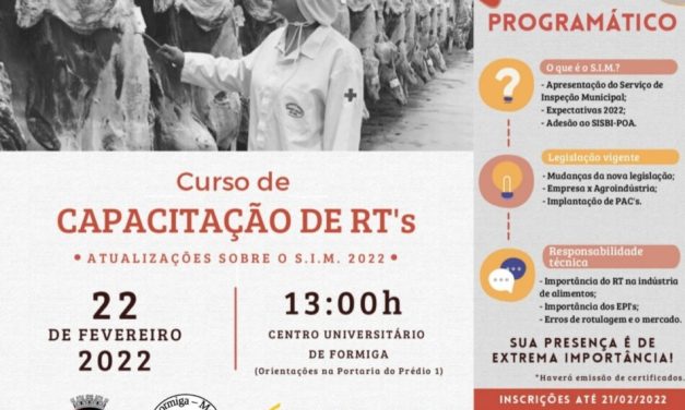 Prefeitura de Formiga oferece curso de Capacitação de Responsabilidade Técnica