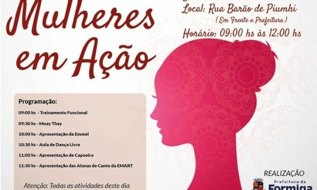 Prefeitura de Formiga realizará evento em homenagem ao Dia da Mulher