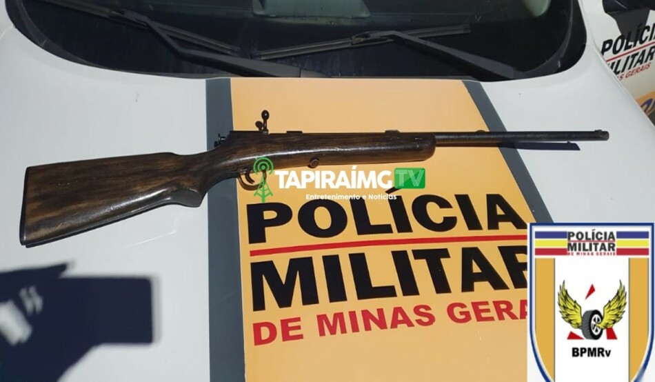 Arma de fogo é apreendida na MG-170 em Moema
