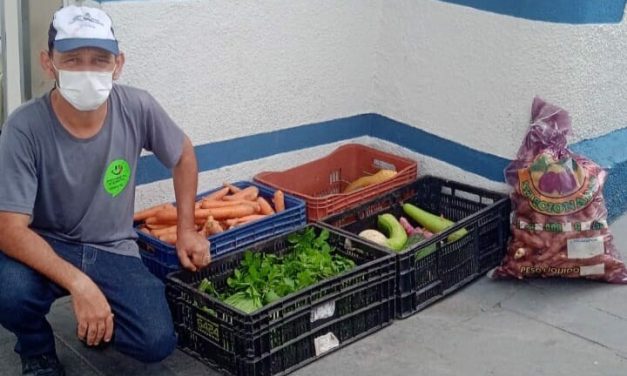 “Feira Solidária”: Banco de Alimentos arrecada 150 quilos de mantimentos neste sábado