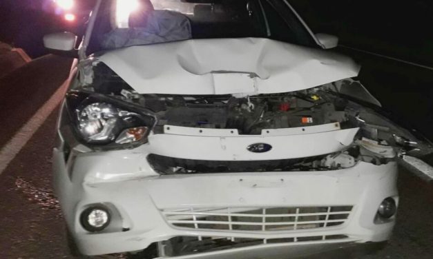 Condutor de veículo com placas de Formiga é multado após se envolver em acidente na MG-050