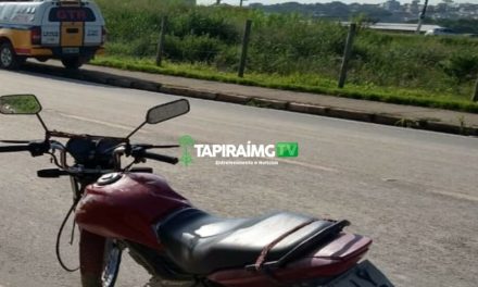 <strong>Polícia Militar Rodoviária recupera moto com queixa furto na MG-050</strong>