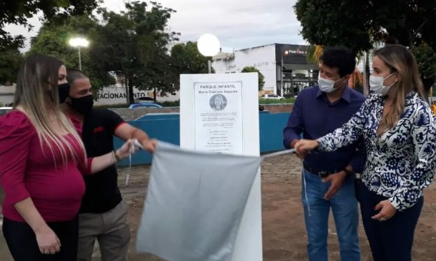 Inaugurada a revitalização do Parque Infantil Maria Gabriela Nápoles