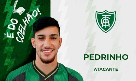 América anuncia a contratação do atacante Pedrinho, ex-Red Bull Bragantino