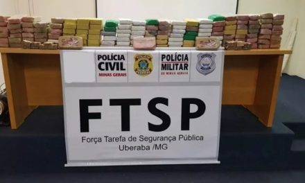 Quase 150 kg de cocaína são apreendidos em carga de minério de ferro na BR-262