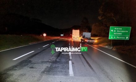 Homem morre após ser atropelado por caminhão na MG-050