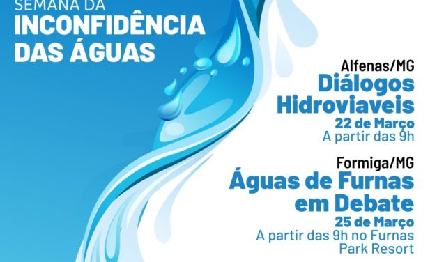Alago promoverá Semana da Inconfidência das Águas