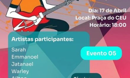 5ª edição do “Musicando” será realizada no bairro Novo Horizonte