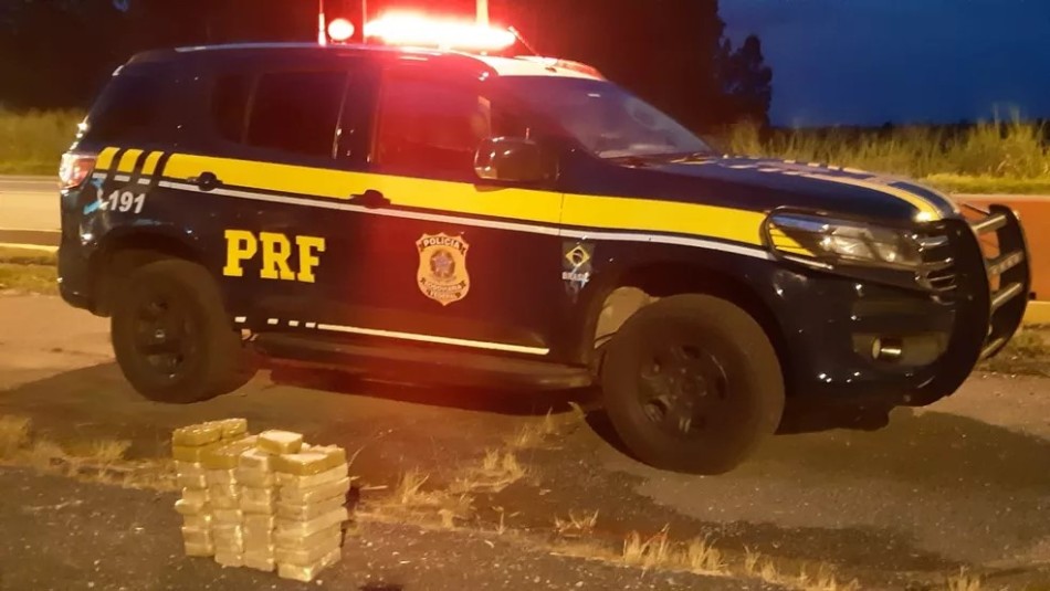 Casal é preso com 34kg de crack na BR-262, próximo a Campos Altos