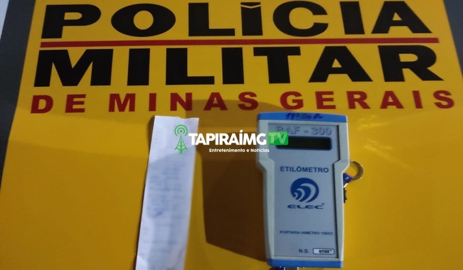 Motorista embriagado é flagrado pela PMRv dirigindo sem CNH na MG-050, em Piumhi