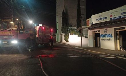 Incêndio atinge loja de assistência técnica em Piumhi