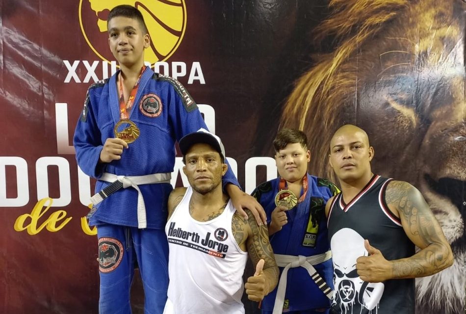 Alunos do Tatame do Bem se destacam na 23ª Copa Leão Dourado de Jiu-Jitsu