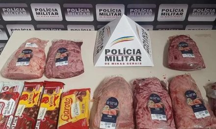 Homem é preso ao furtar 7 peças de picanha e barras de chocolate em Betim